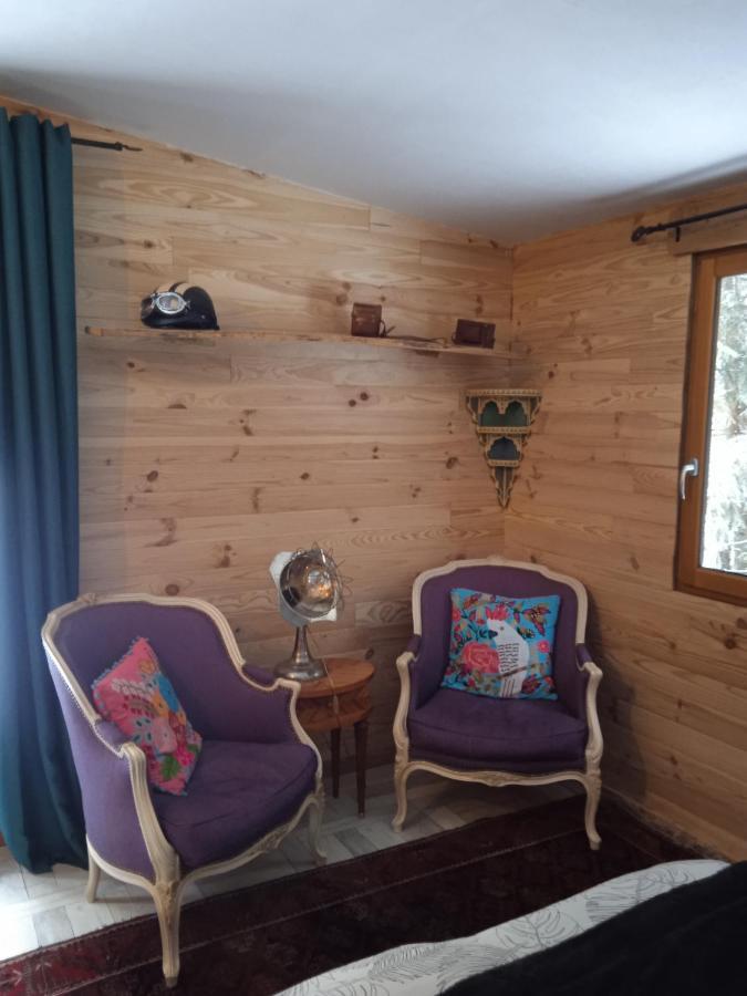 Chalet Libellule Domaine De La Mamounette Champclause エクステリア 写真