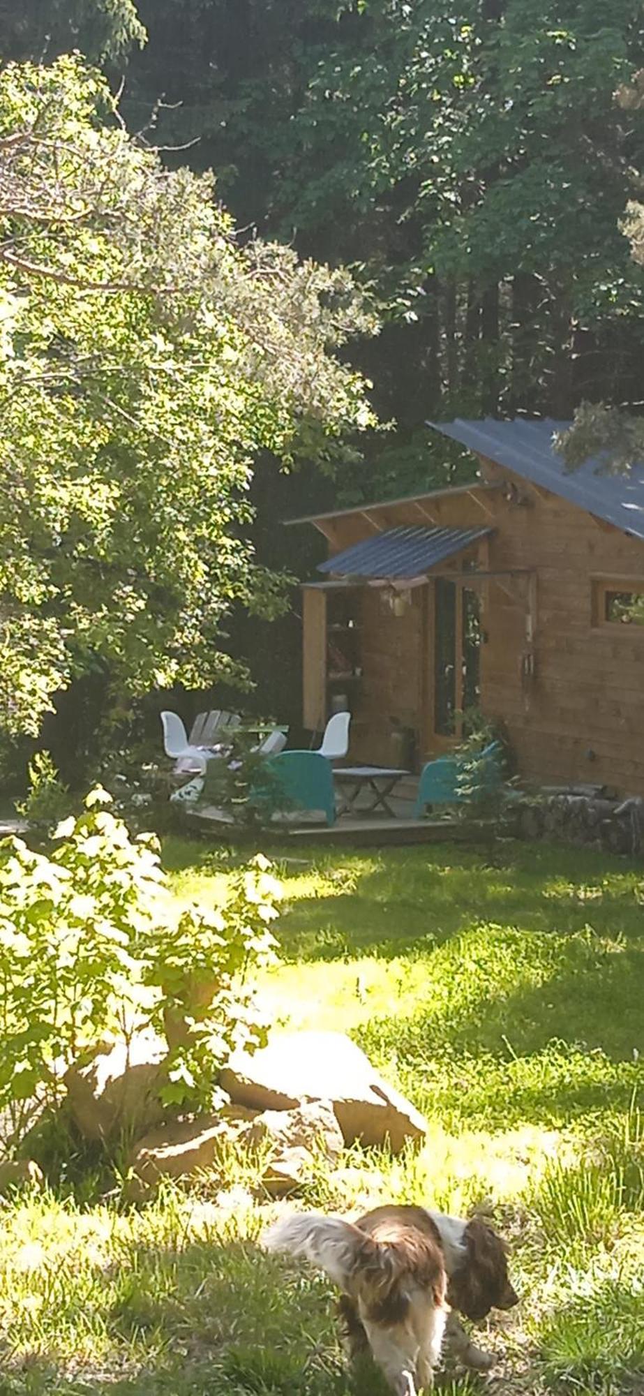 Chalet Libellule Domaine De La Mamounette Champclause エクステリア 写真