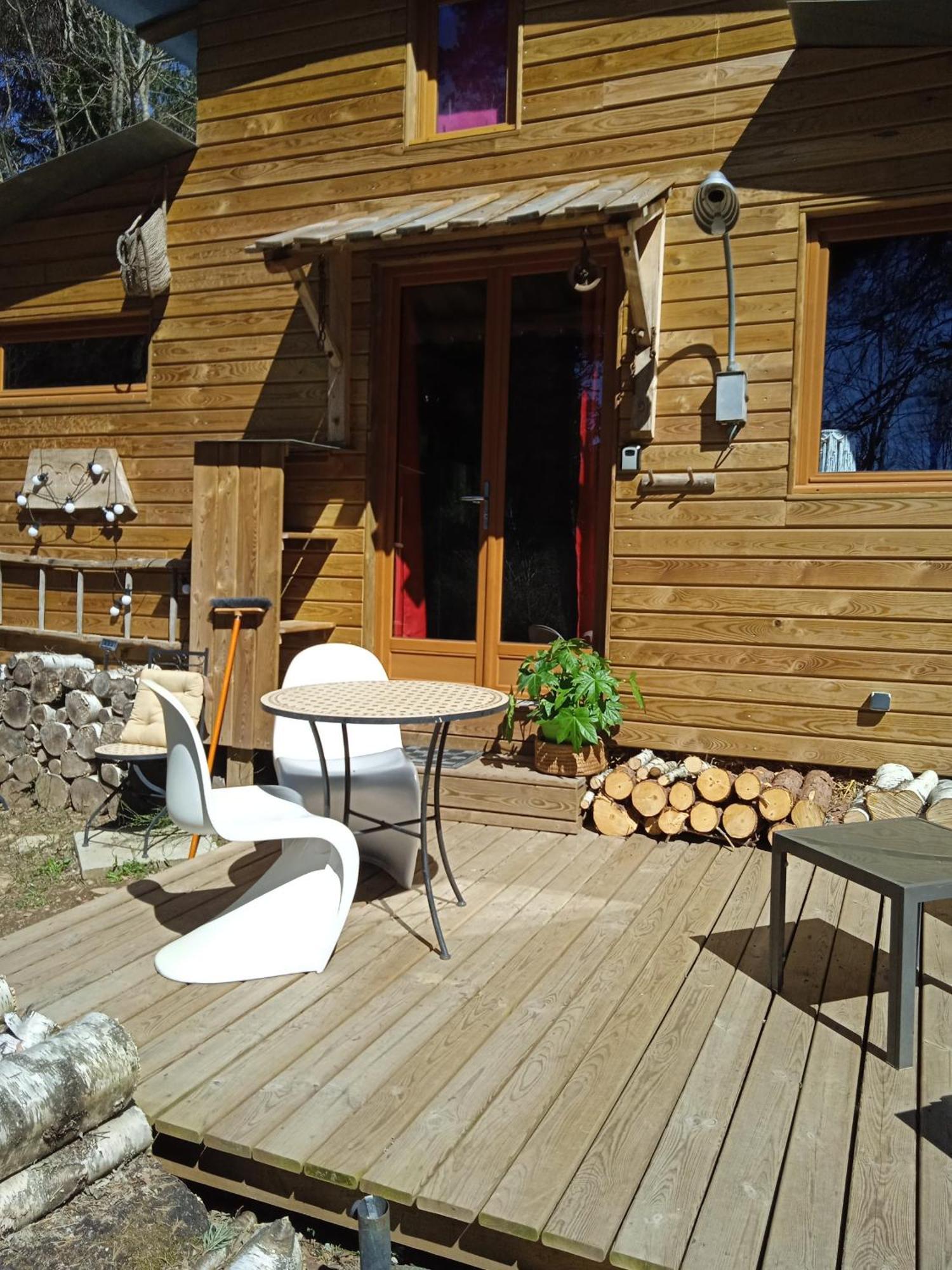 Chalet Libellule Domaine De La Mamounette Champclause エクステリア 写真