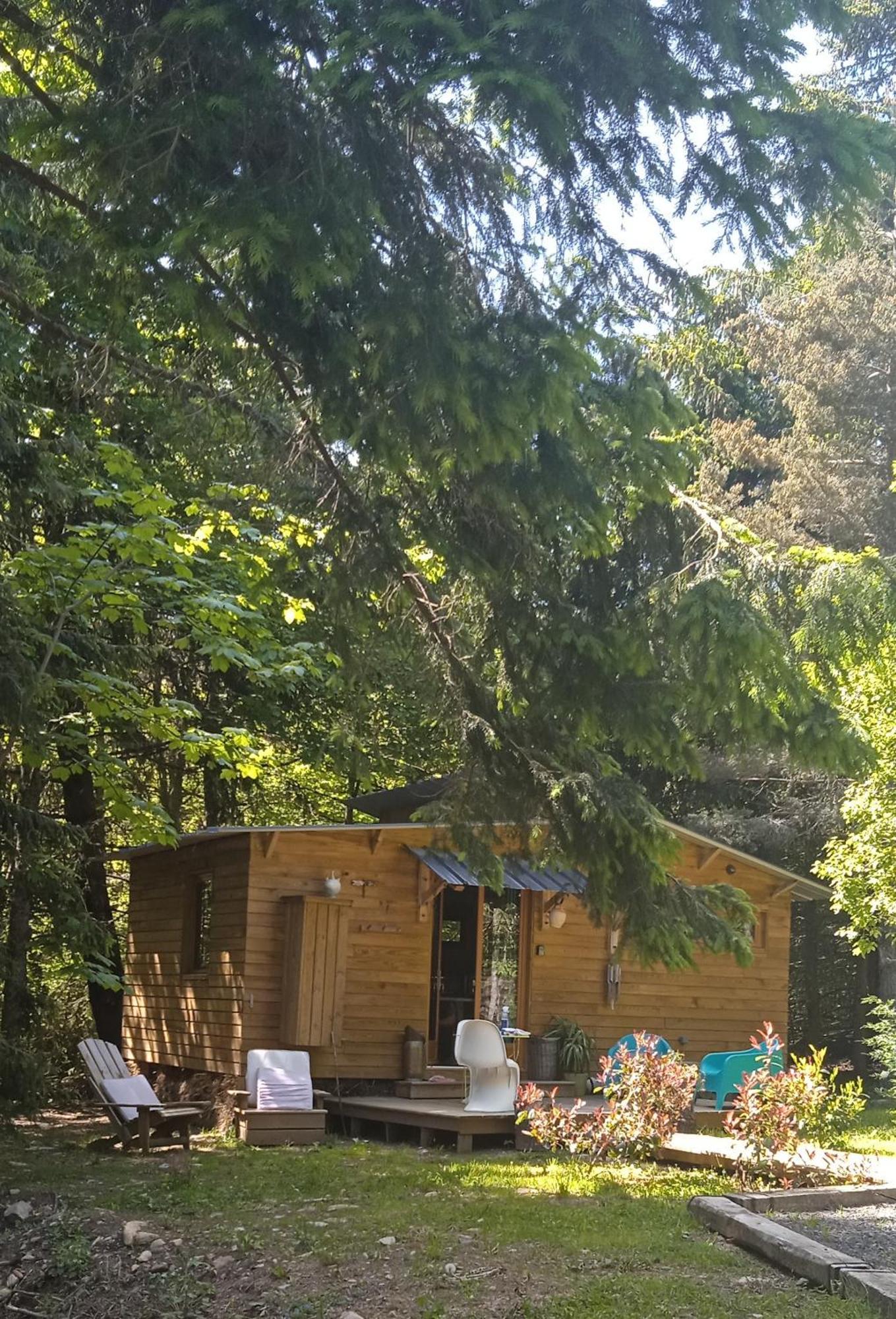 Chalet Libellule Domaine De La Mamounette Champclause エクステリア 写真