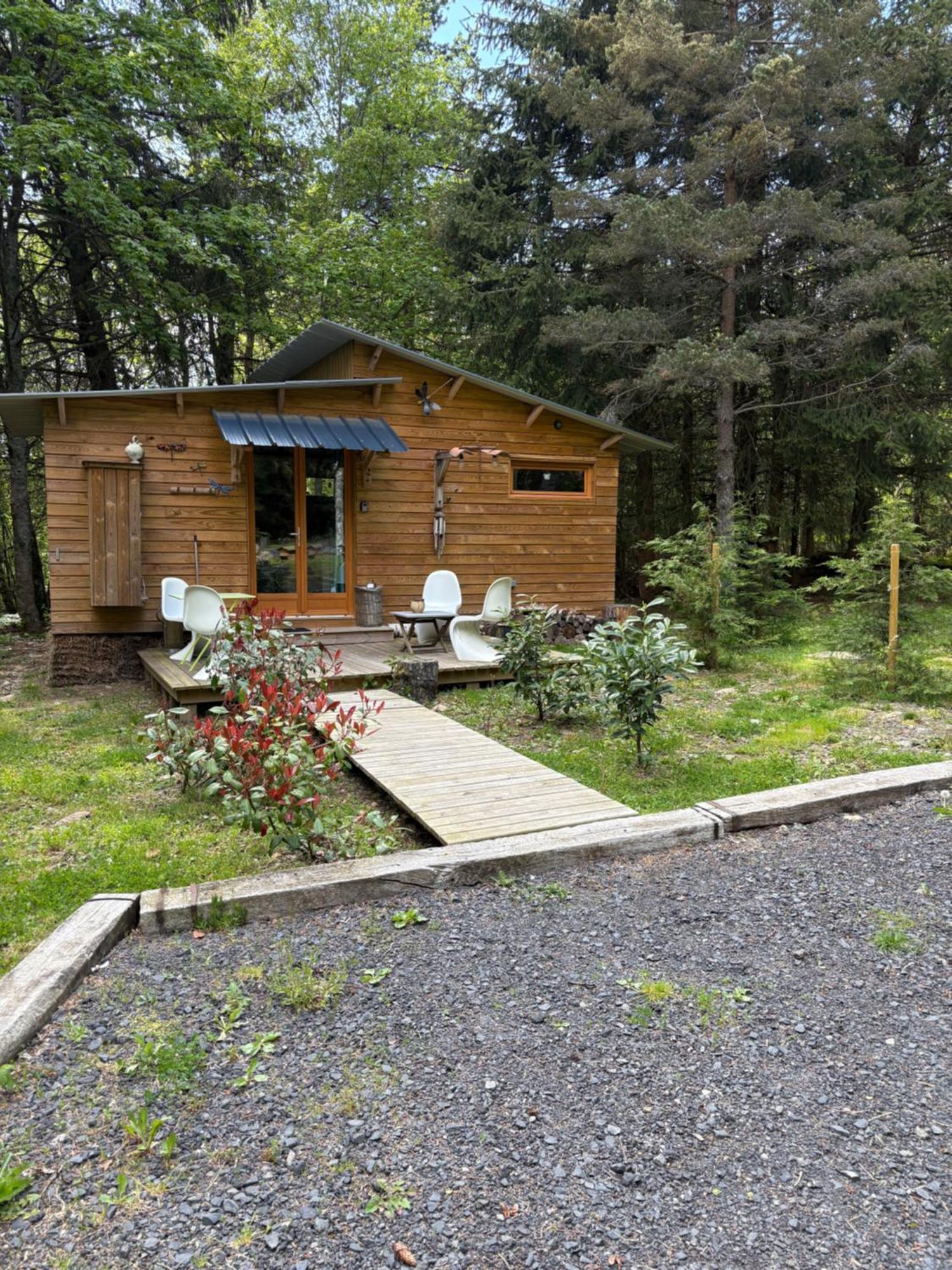 Chalet Libellule Domaine De La Mamounette Champclause エクステリア 写真
