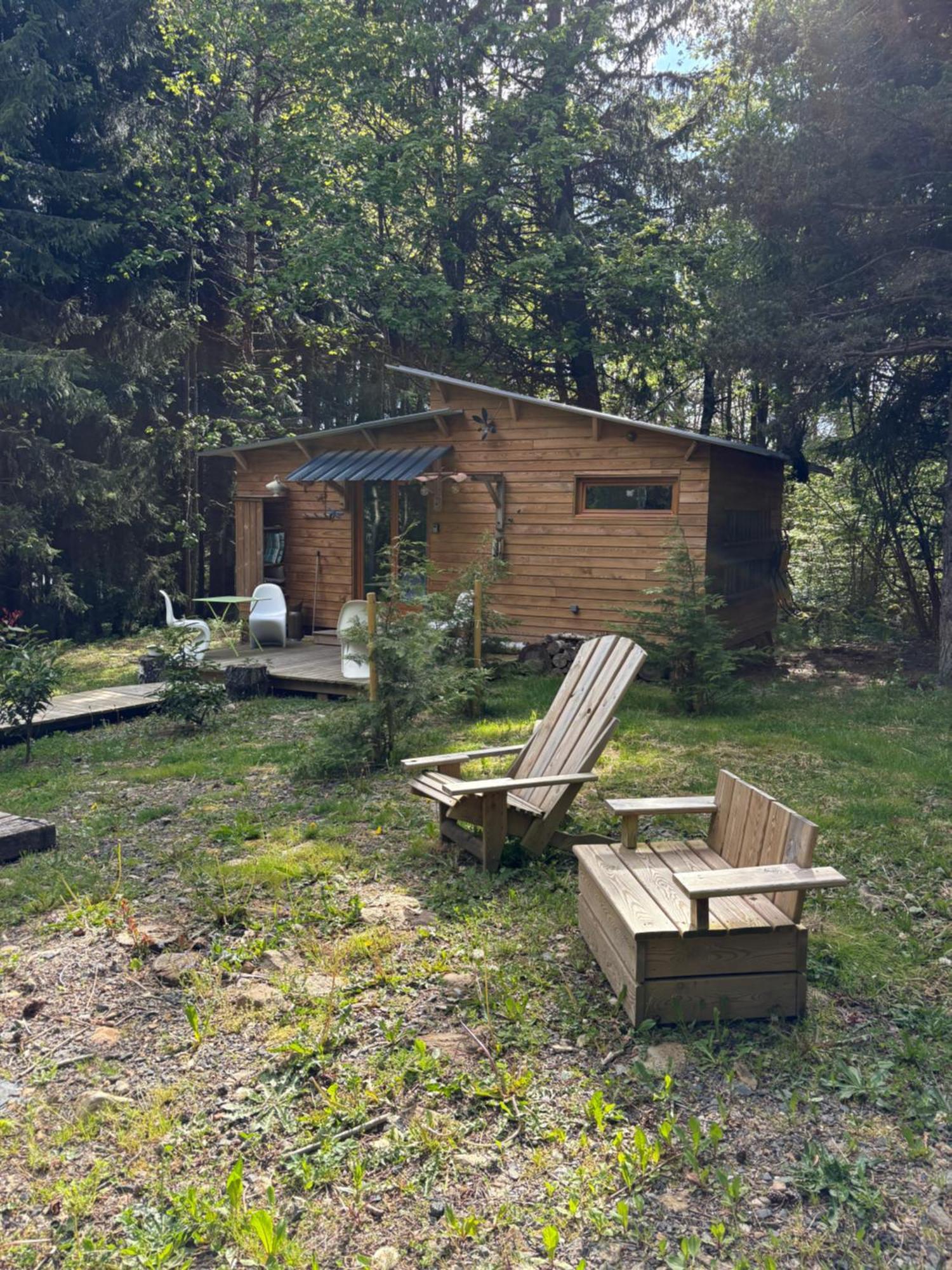 Chalet Libellule Domaine De La Mamounette Champclause エクステリア 写真